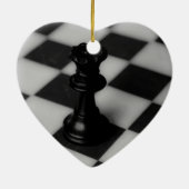 Chess koningin keramisch ornament (Achterkant)