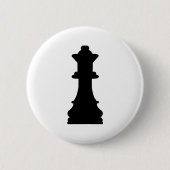 Chess koningin ronde button 5,7 cm (Voorkant)