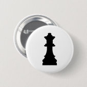 Chess koningin ronde button 5,7 cm (Voorkant /achterkant)