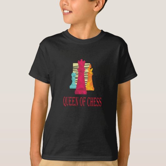 Chess - koningin van kaas t-shirt (Voorkant)