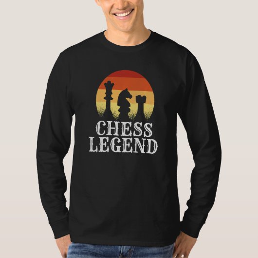 Chess Legend Chess Pices Chess T-shirt (Voorkant)