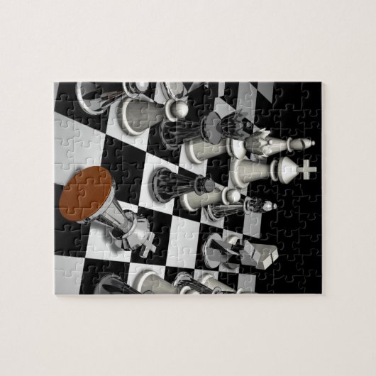 Chess Legpuzzel (Horizontaal)