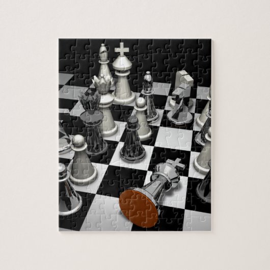 Chess Legpuzzel (Verticaal)