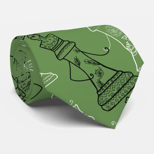 Chess Love Stropdas (Opgerold)