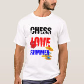 Chess Love Summer T-shirt (Voorkant)