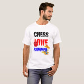 Chess Love Summer T-shirt (Voorkant volledig)