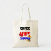Chess Love Summer Tote Bag (Voorkant)