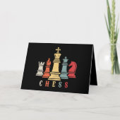 Chess Lover | Cheque Set Checkmate Gift Feestdagen Kaart (Voorkant)