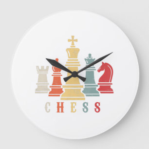 Chess Lover Cheque Set Checkmate Gift Grote Klok