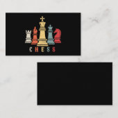 Chess Lover | Cheque Set Checkmate Gift Informatiekaartje (Voorkant / Achterkant)