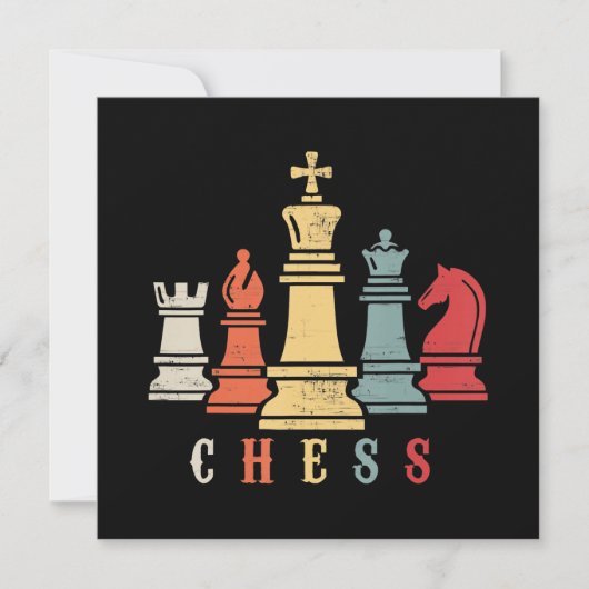 Chess Lover | Cheque Set Checkmate Gift Kaart (Voorkant)