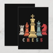 Chess Lover | Cheque Set Checkmate Gift Kaart (Voorkant / Achterkant)