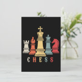 Chess Lover | Cheque Set Checkmate Gift Kaart (Staand voorkant)