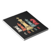 Chess Lover | Cheque Set Checkmate Gift Notitieblok (Schuin)