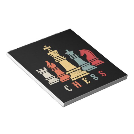 Chess Lover | Cheque Set Checkmate Gift Notitieblok (Schuin)