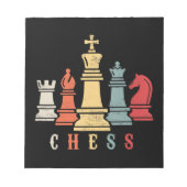 Chess Lover | Cheque Set Checkmate Gift Notitieblok (Voorkant)