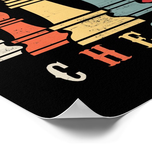 Chess Lover | Cheque Set Checkmate Gift Poster (Hoek)