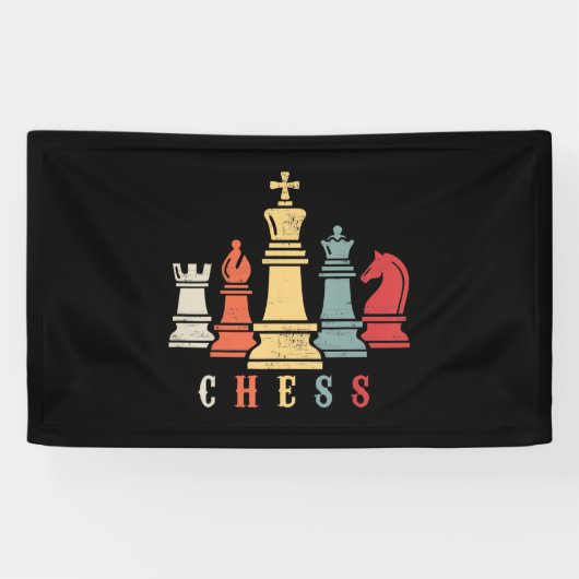 Chess Lover | Cheque Set Checkmate Gift Spandoek (Horizontaal)