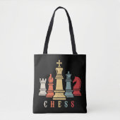 Chess Lover | Cheque Set Checkmate Gift Tote Bag (Voorkant)
