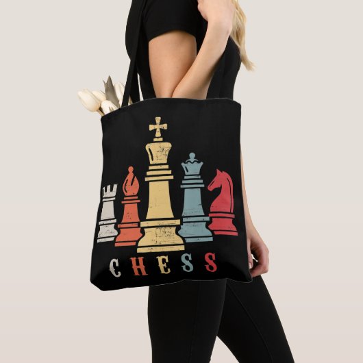 Chess Lover | Cheque Set Checkmate Gift Tote Bag (Dichtbij)