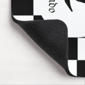Chess Lover Custom Name Initiaal Muismat (Hoek)