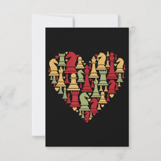 Chess Lover | Ik hou echt van het spelen van schen Kaart (Voorkant)