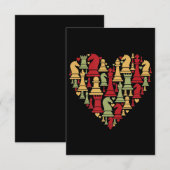 Chess Lover | Ik hou echt van het spelen van schen Kaart (Voorkant / Achterkant)