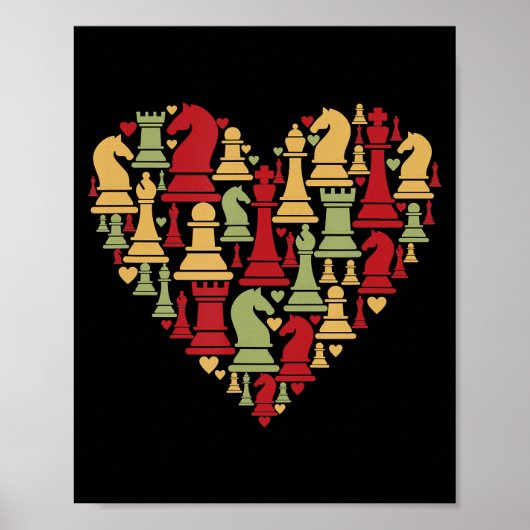 Chess Lover | Ik hou echt van het spelen van schen Poster (Voorkant)
