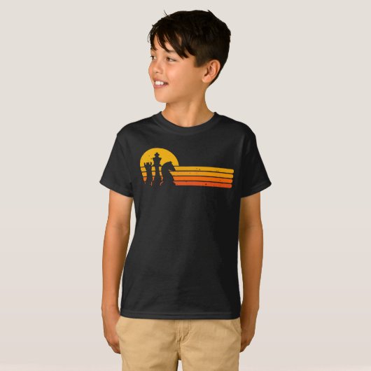 Chess Lover Retro  T-shirt (Voorkant volledig)