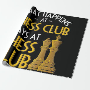 Chess Lover   Wat gebeurt er bij de Chess Club Hum Cadeaupapier