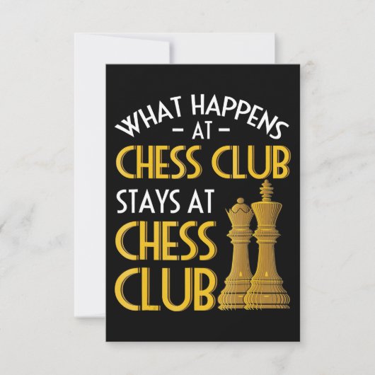 Chess Lover | Wat gebeurt er bij de Chess Club Hum Kaart (Voorkant)