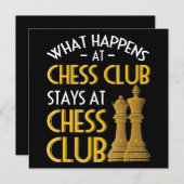 Chess Lover | Wat gebeurt er bij de Chess Club Hum Kaart (Voorkant / Achterkant)