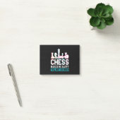 Chess maakt me blij met Humor Funny Gift Post-it® Notes (Kantoor)