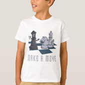 chess, make a move t-shirt (Voorkant)
