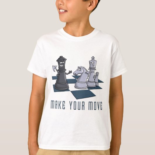 chess, make a move t-shirt (Voorkant)