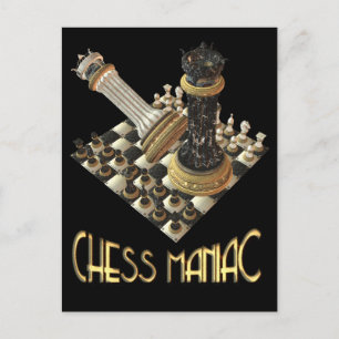 Chess Maniac Briefkaart