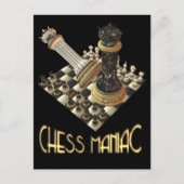 Chess Maniac Briefkaart (Voorkant)