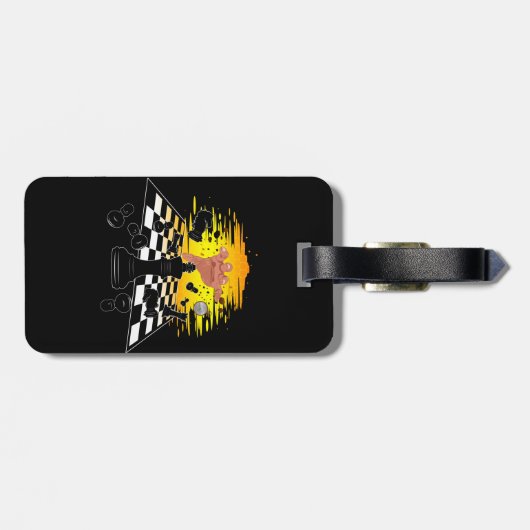 Chess Master Bagagelabel (Achterkant horizontaal)