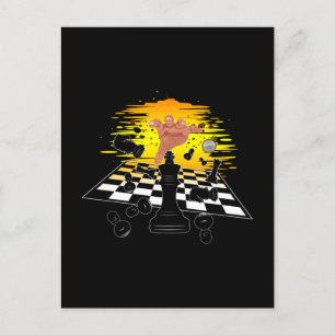 Chess Master Briefkaart