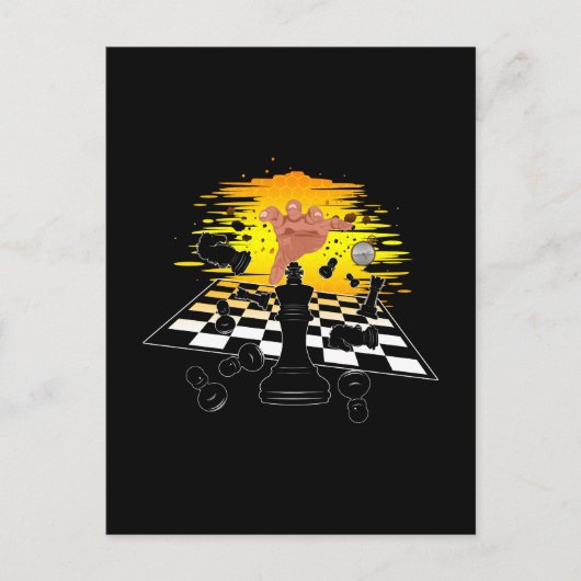 Chess Master Briefkaart (Voorkant)