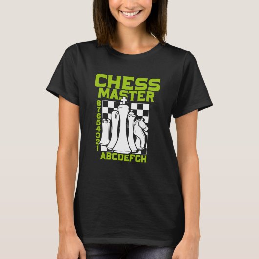 Chess Master Chess Board Pieces Checkmate Grandmas T-shirt (Voorkant)