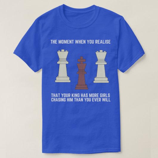 Chess Master Chess Club amp 3 Way Chess Game (1) T-shirt (Design voorkant)