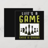 Chess Master Chess Club Kaart (Voorkant / Achterkant)