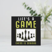 Chess Master Chess Club Kaart (Staand voorkant)