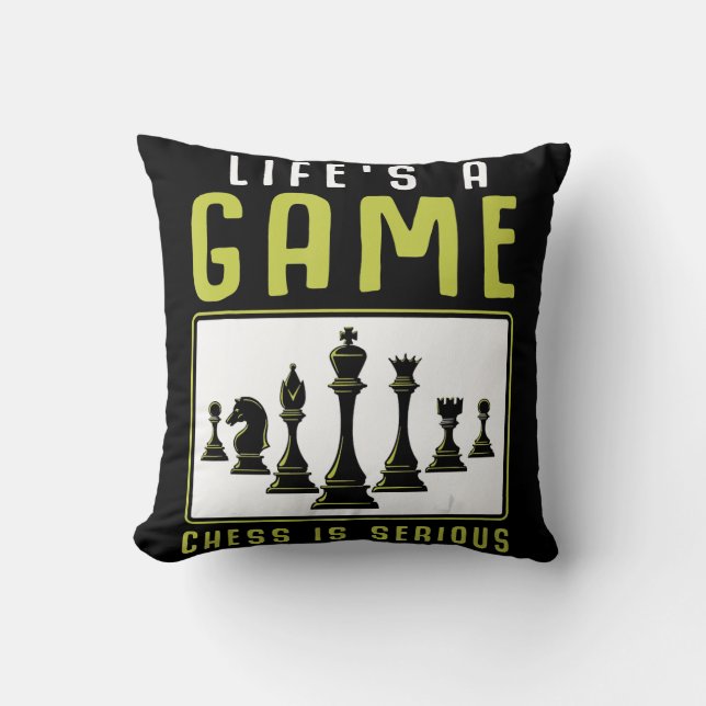 Chess Master Chess Club Kussen (Voorkant)