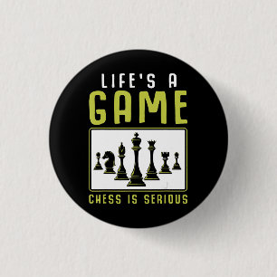 Chess Master Chess Club Ronde Button 3,2 Cm