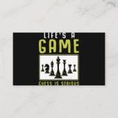 Chess Master Chess Club Visitekaartje (Voorkant)