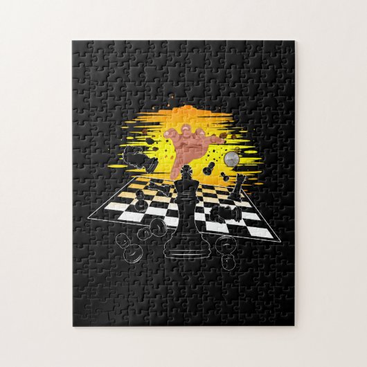 Chess Master Legpuzzel (Verticaal)