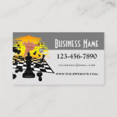 Chess Master Visitekaartje (Achterkant)