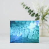 Chess Match Briefkaart (Staand voorkant)